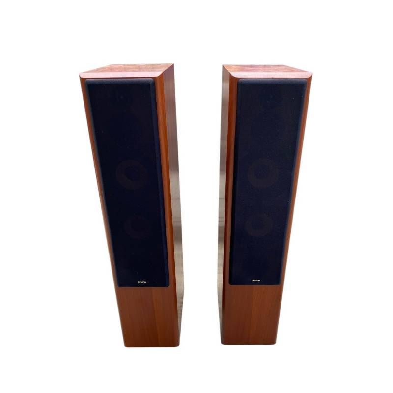 DENON デノン SC-T33 トールボーイスピーカー ペア 木目 ウッドスピーカー 動作品