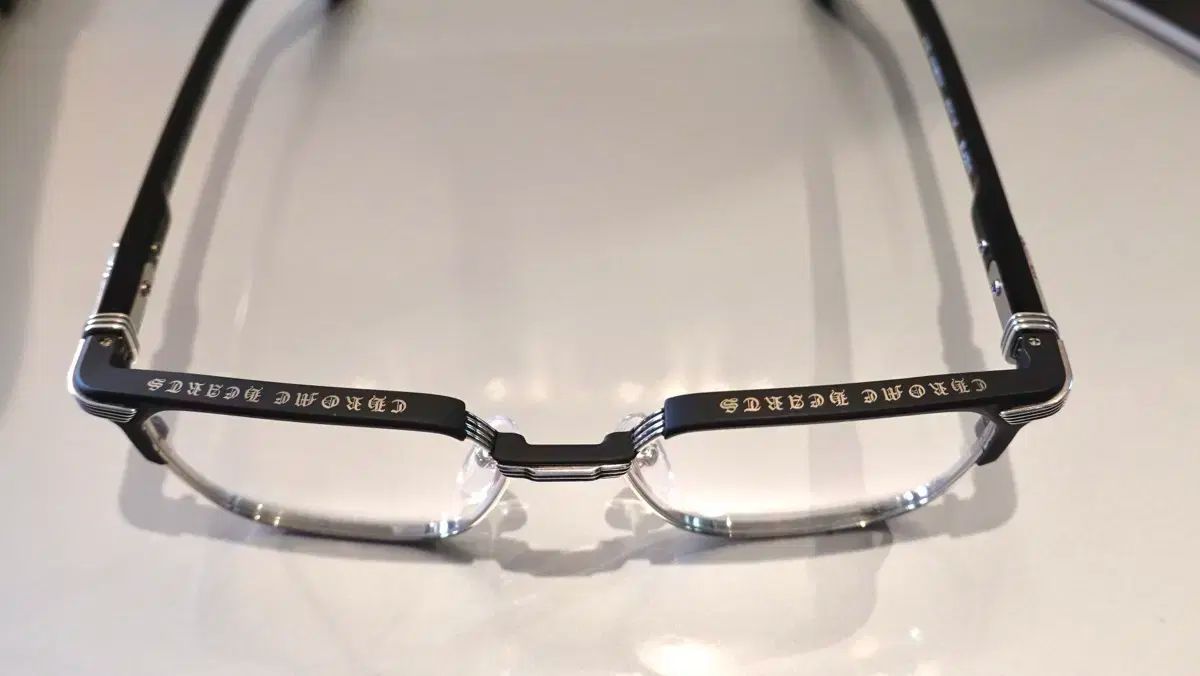 CHROME HAEATS クロムハーツメガネ ブラジーン ブラック シルバー