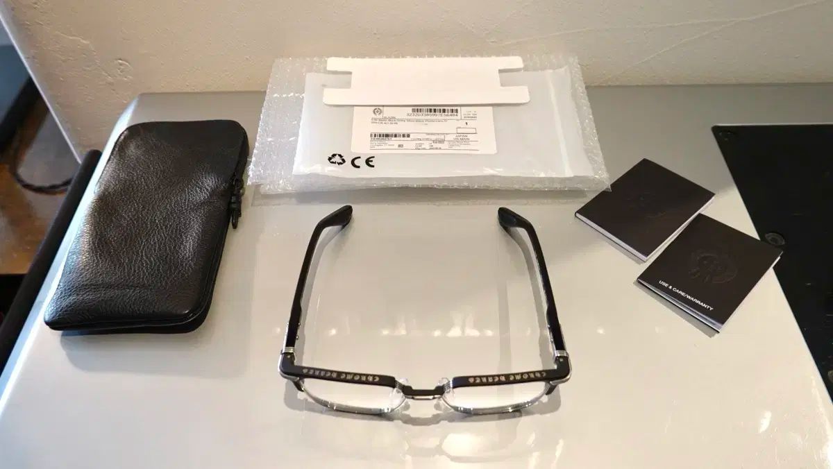 CHROME HAEATS クロムハーツメガネ ブラジーン ブラック シルバー