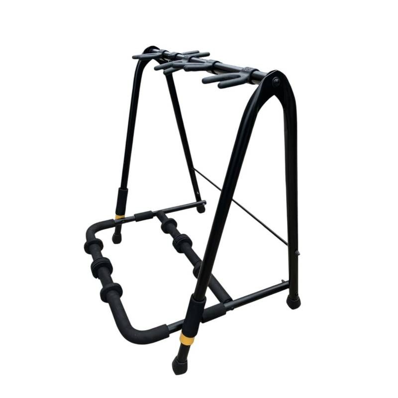 HERCULES GS525B ＆ On-Stage GS7155 ギタースタンドセット 5本用 1本用 折りたたみ式 楽器スタンド