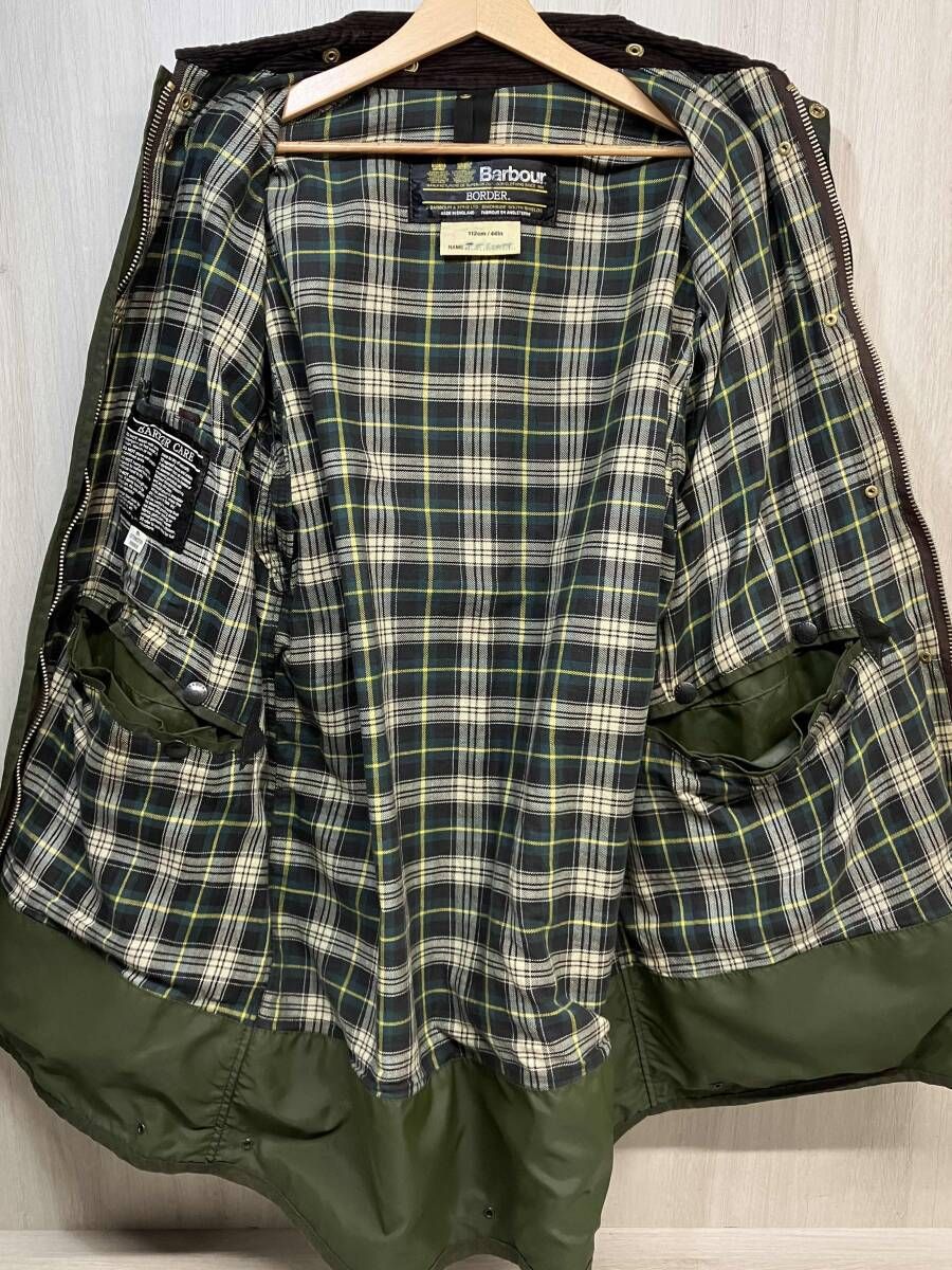 裏地チェック柄