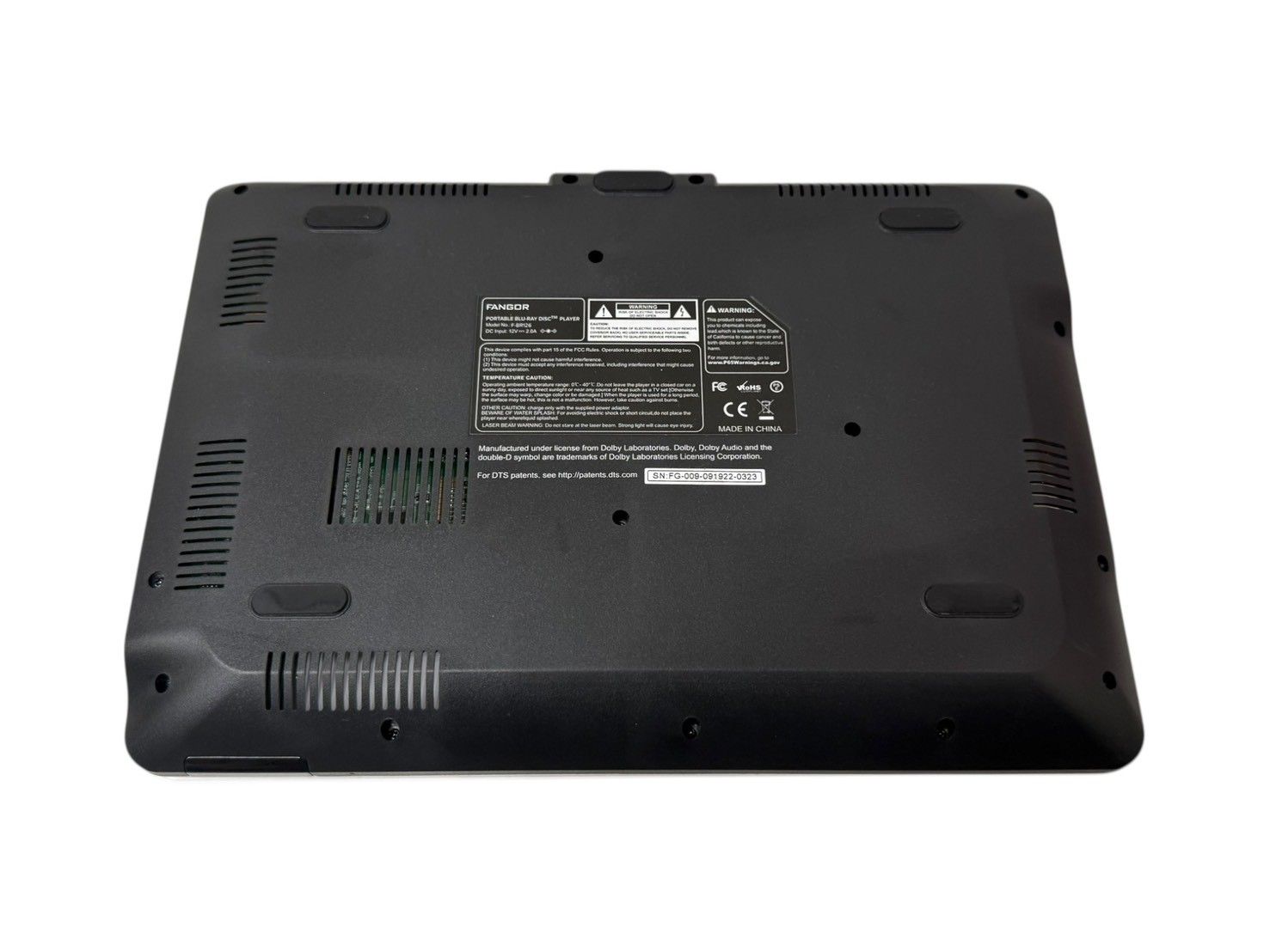  FANGOR ファンゴール ポータブルブルーレイディスクプレーヤー F BR 126 ホワイト 家電 006 DVDプレーヤー プレーヤー