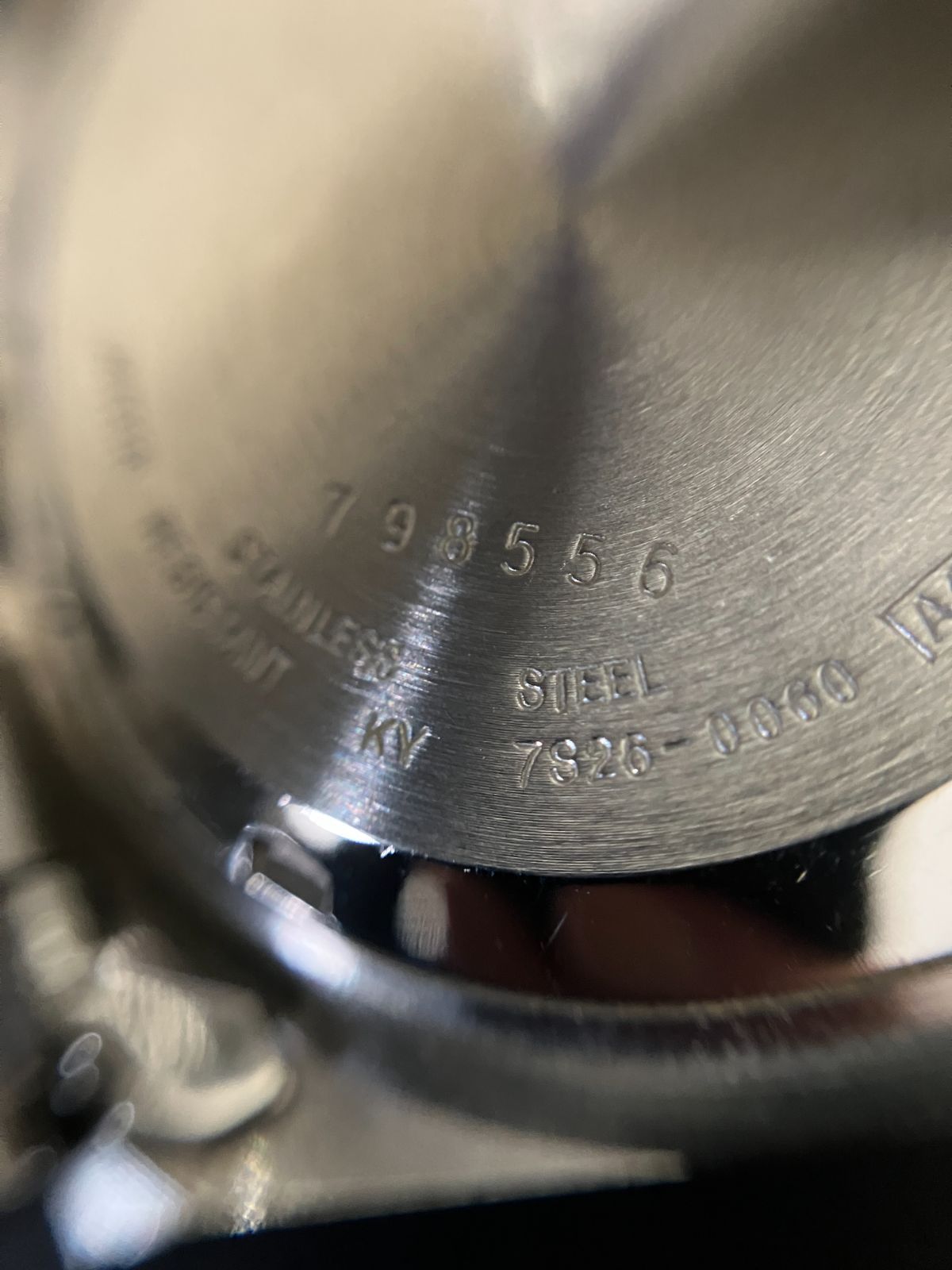 7S26-0060 文字盤ブラック