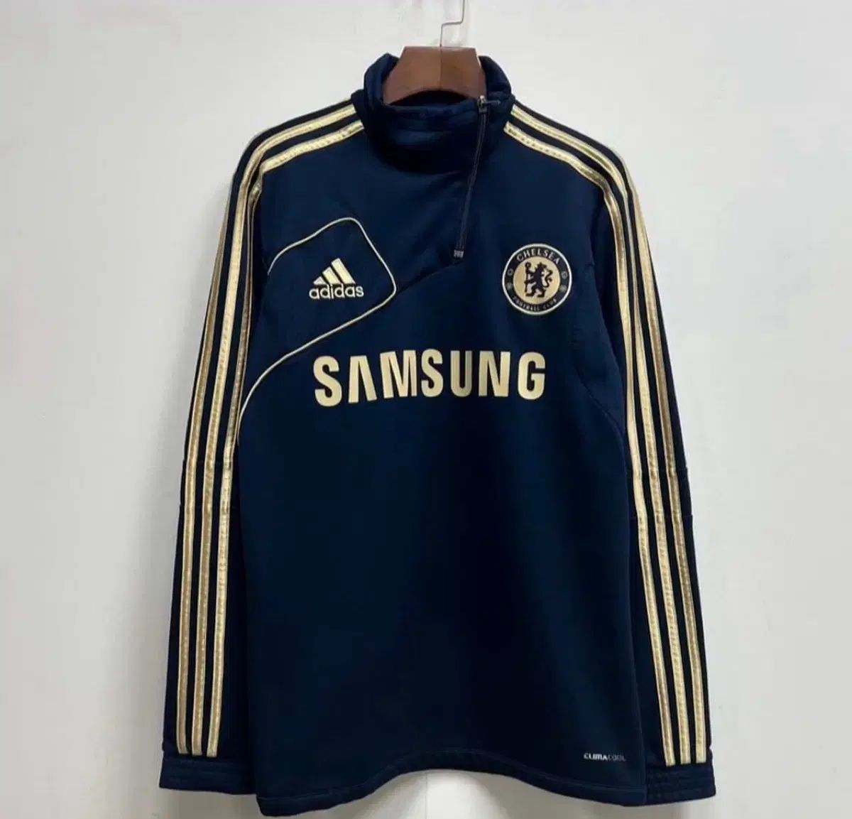 アディダス サムスン チェルシー ハーフジップ