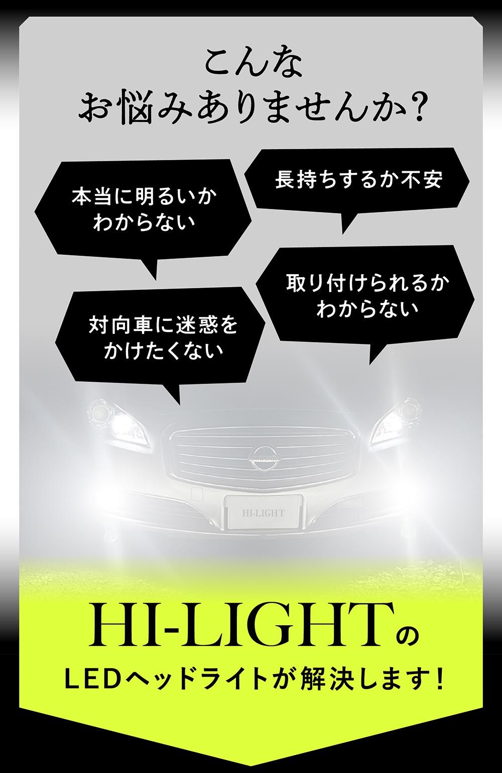 【Hi】 H4 LED バルブ bB QNC2# H20.10~H28.7 LEDヘッドライト H4 LED ヘッド ライト ハロゲン LED化 カスタム パーツ 12000LM ハロゲン 簡単 LED化 2個セット