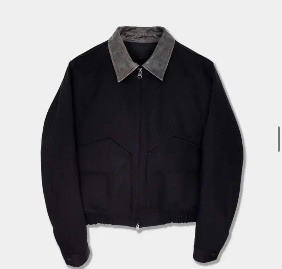 ASTA CROP WORK JACKET-BLACK W