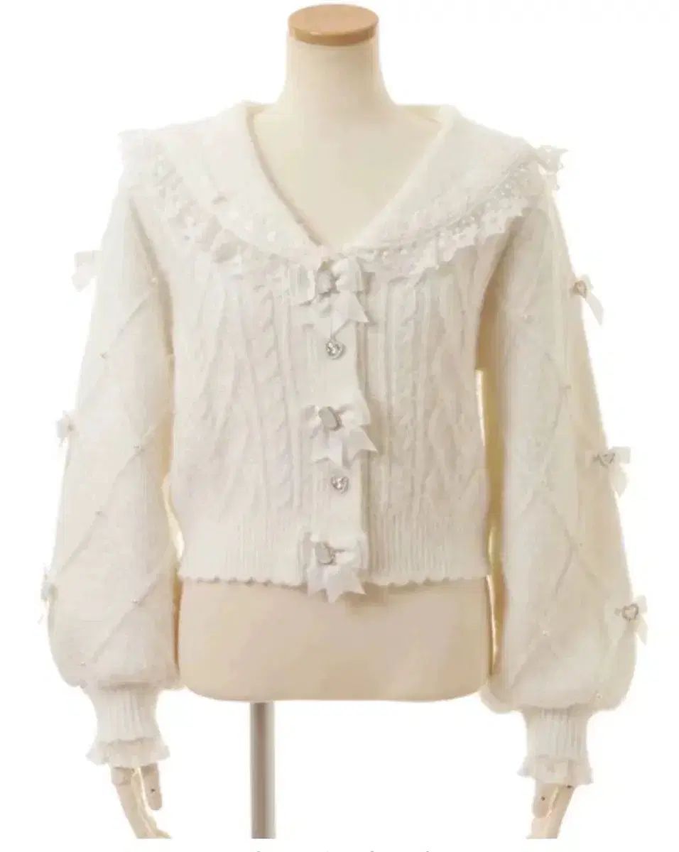 リズリサ セーラー レース リボン カーディガン ニット 量産型地雷系 ロジータ シークレットハニー ピウム