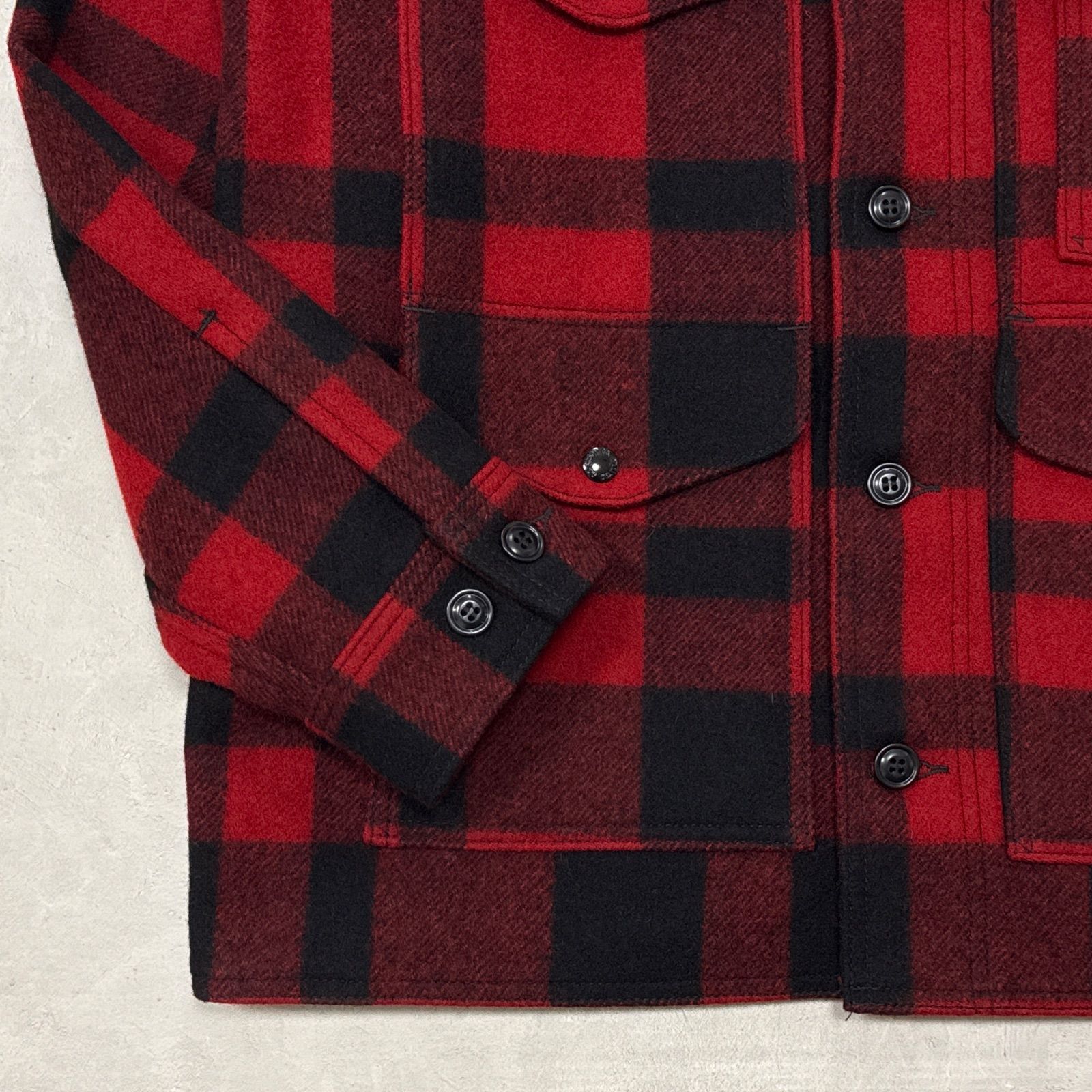現行 Filson Mackinaw Cruiser Red Black Buffalo Check Made in USA KANDAIZUMI_COM