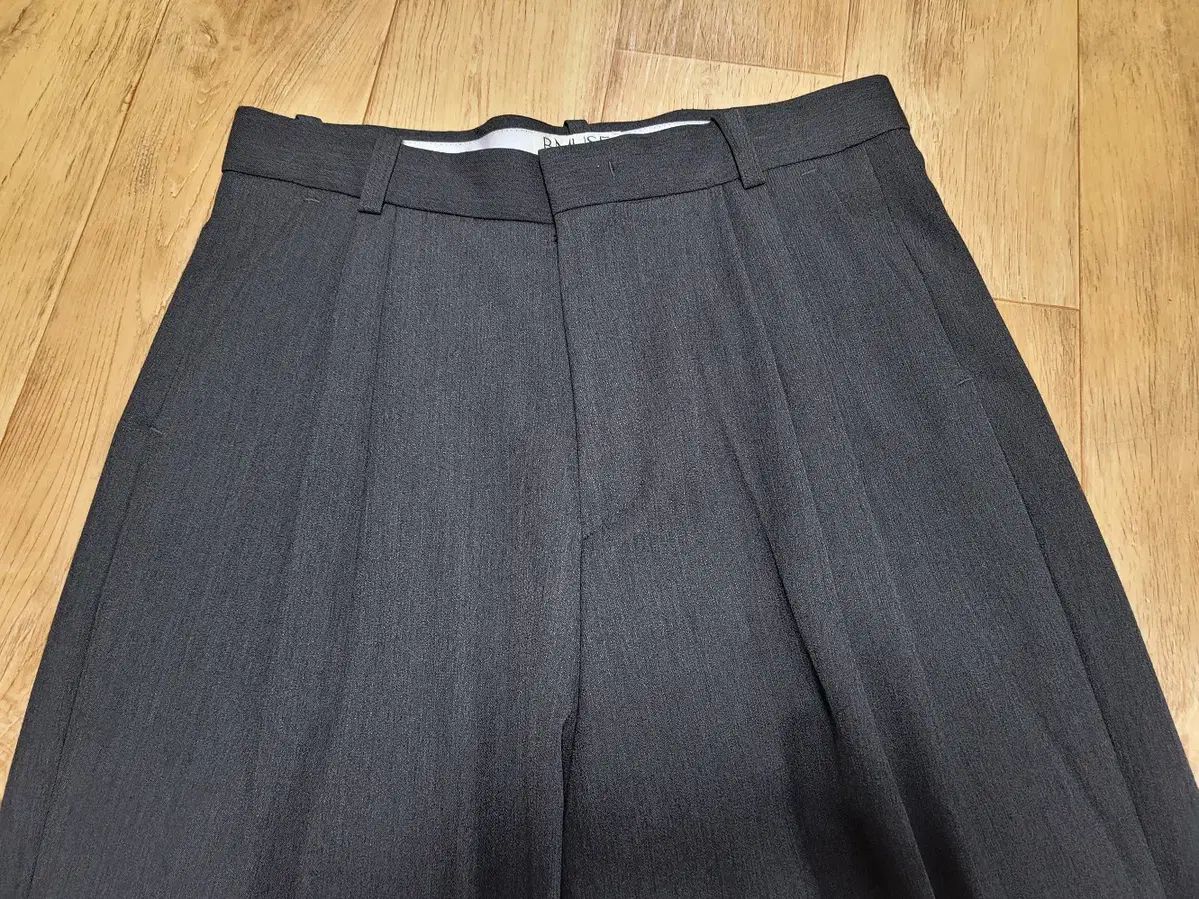 ビミューズ B MUSE ベニュエット ワイド ツータック パンツ 55-66