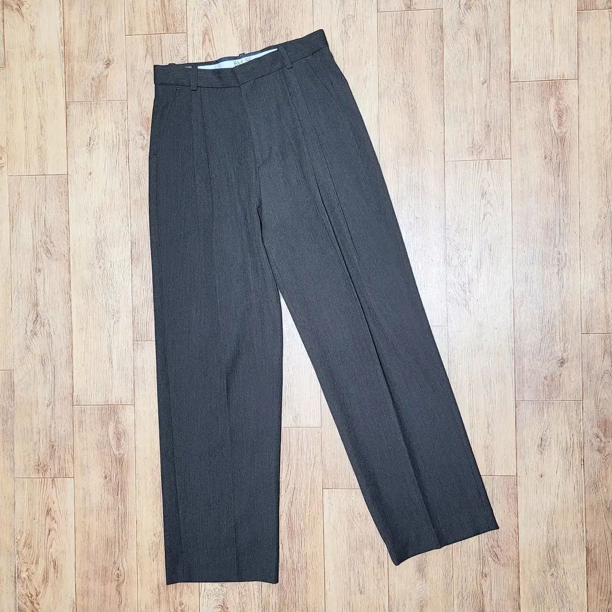 ビミューズ B MUSE ベニュエット ワイド ツータック パンツ 55-66