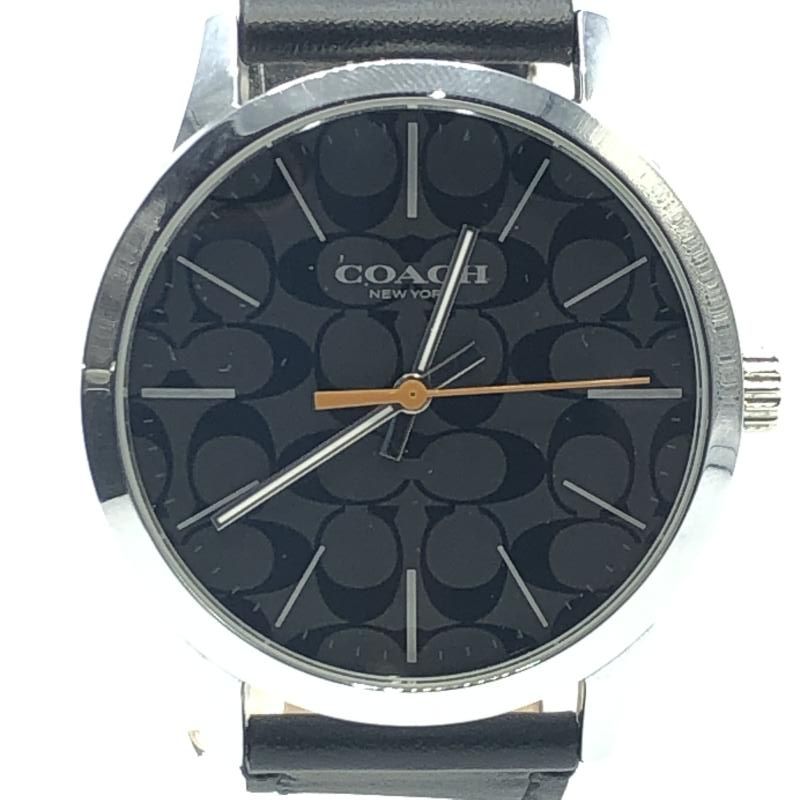 COACH 腕時計 クォーツ ブラック コーチ 17