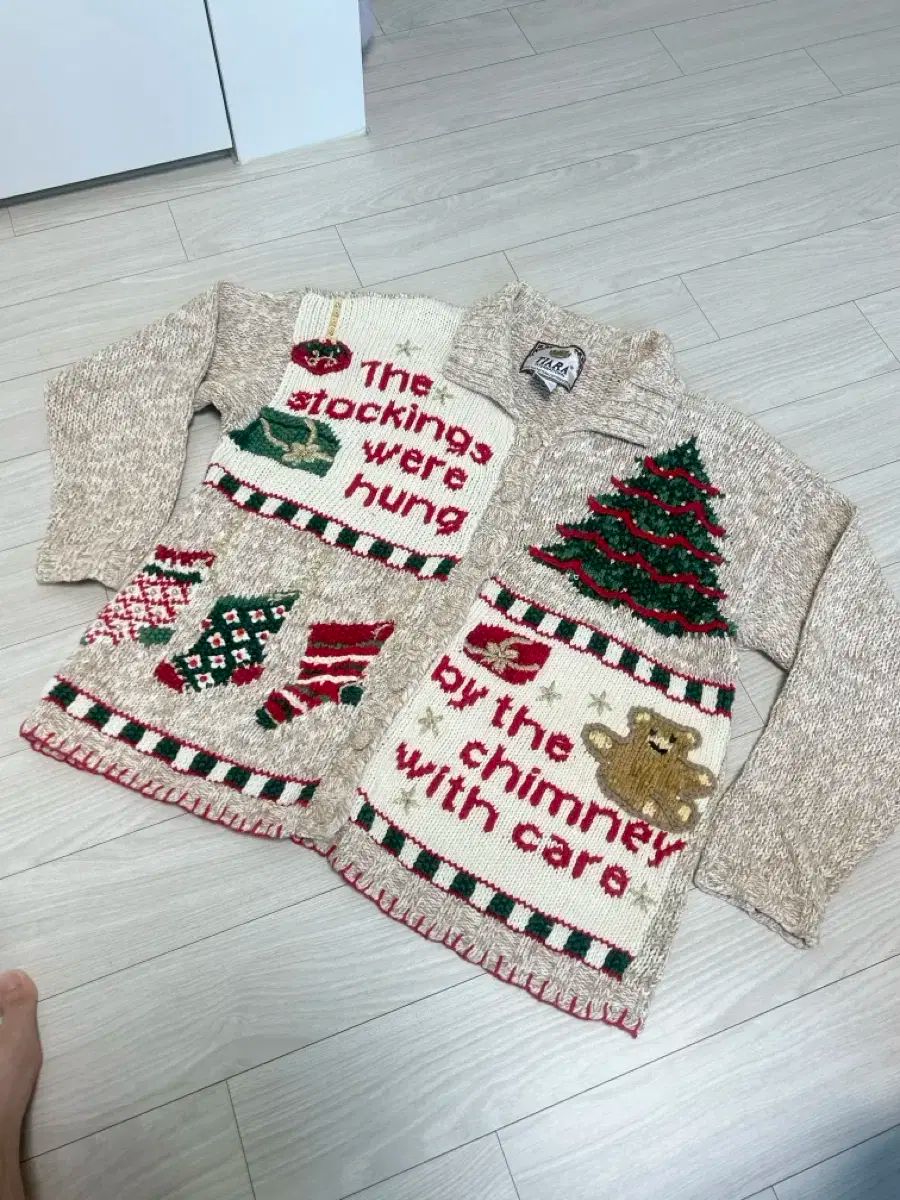 クリスマス ヴィンテージ カーディガン