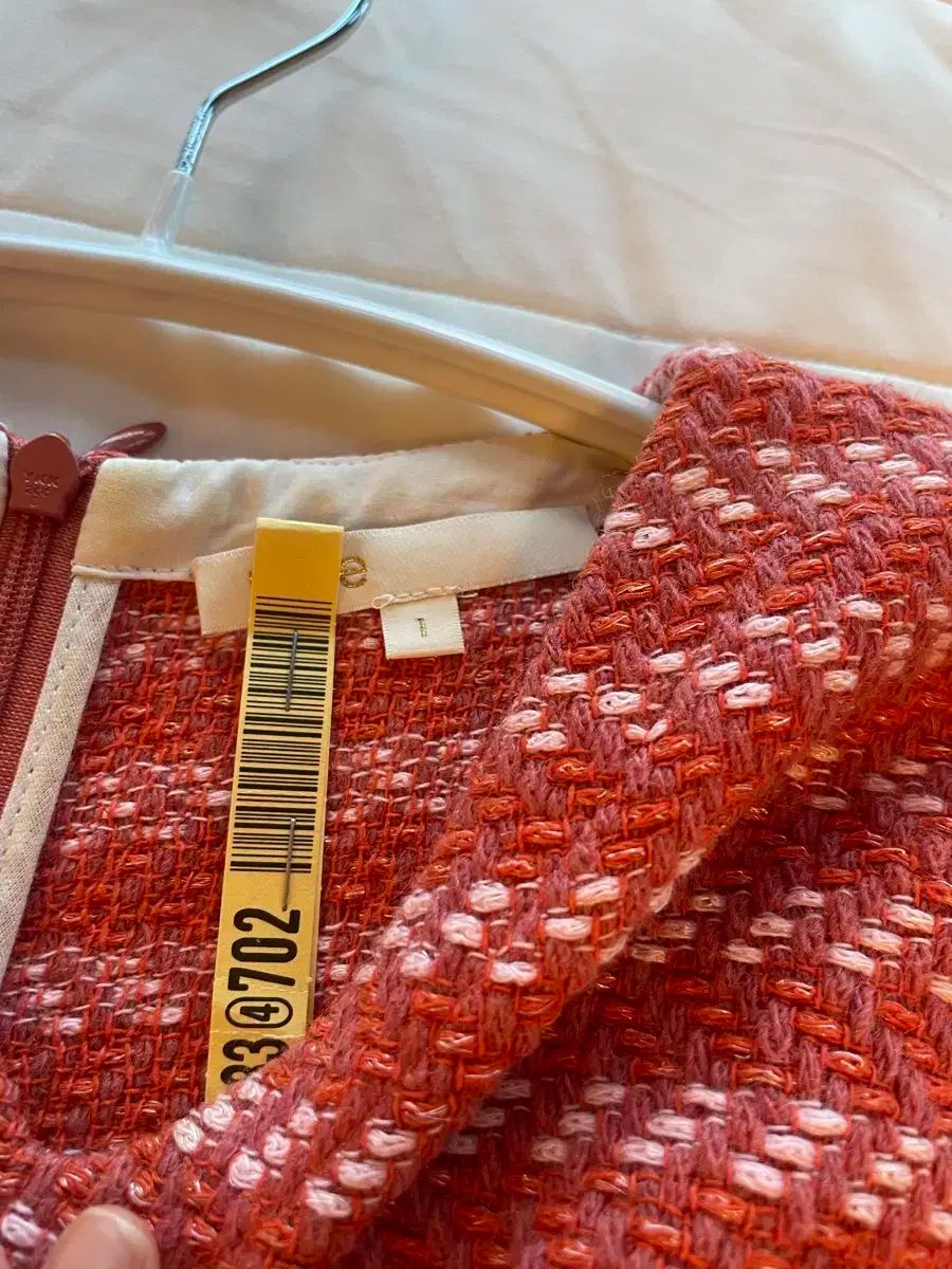 マージュ オレンジ ツイード ONE PIECE