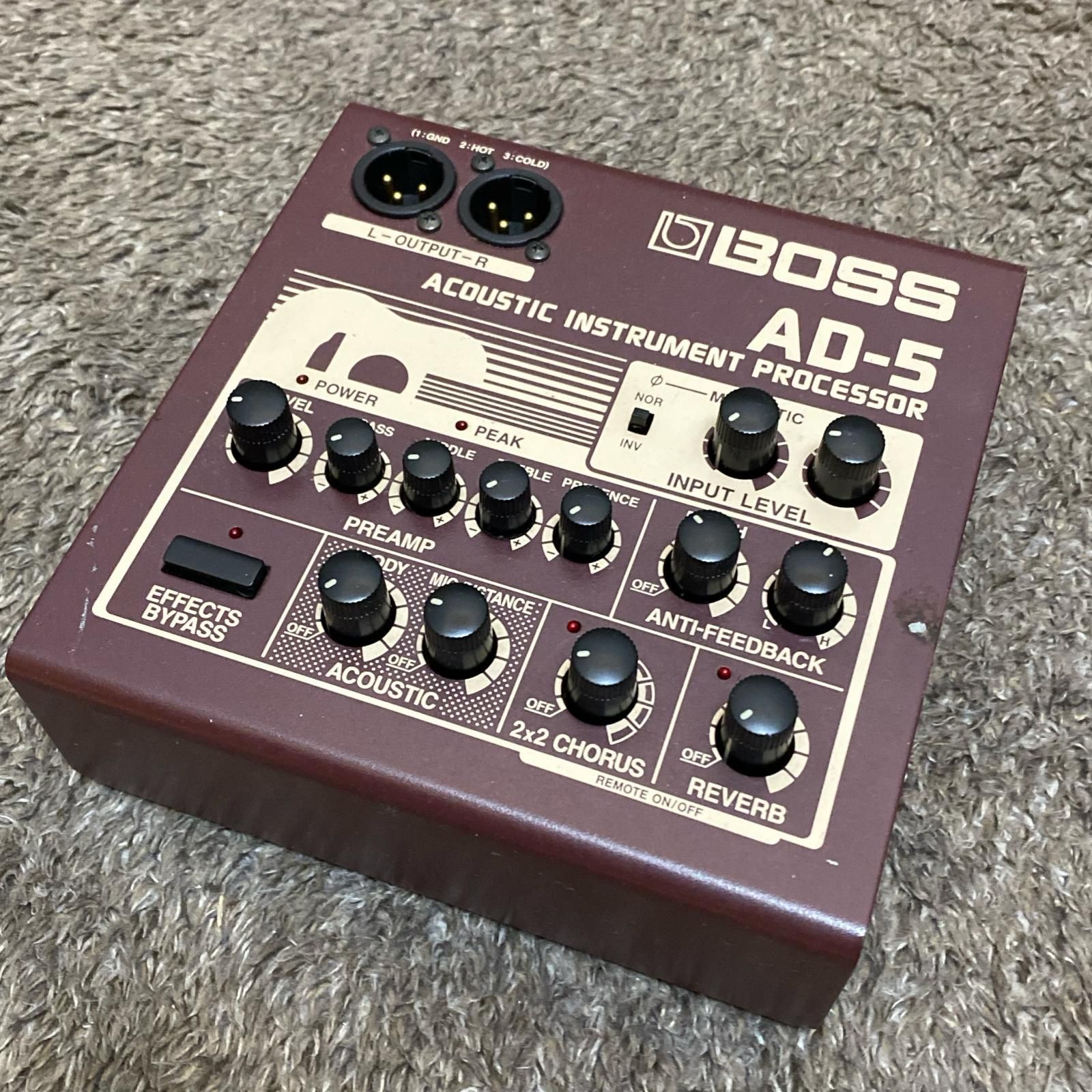 尾張小牧店 楽器 BOSS ボス エフェクター AD-5 Acoustic Instrument Processor 472
