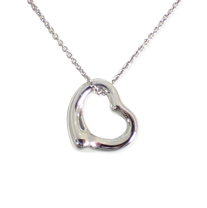 ティファニー 925 オープンハート ペンダント j78-87