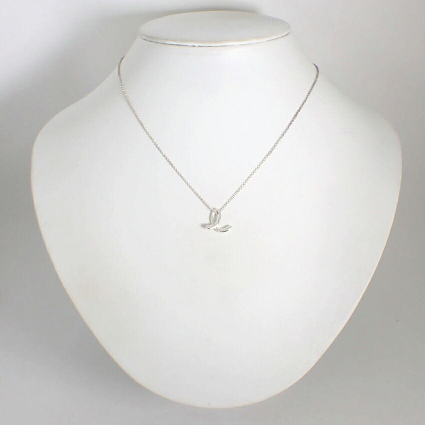 ティファニー 925 イニシャルe ペンダント ネックレス j78-85