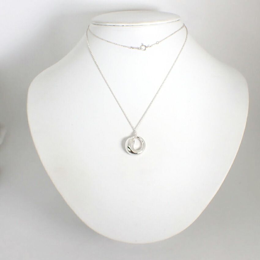 ティファニー 925 エターナルサークル ロング ネックレス j78-84