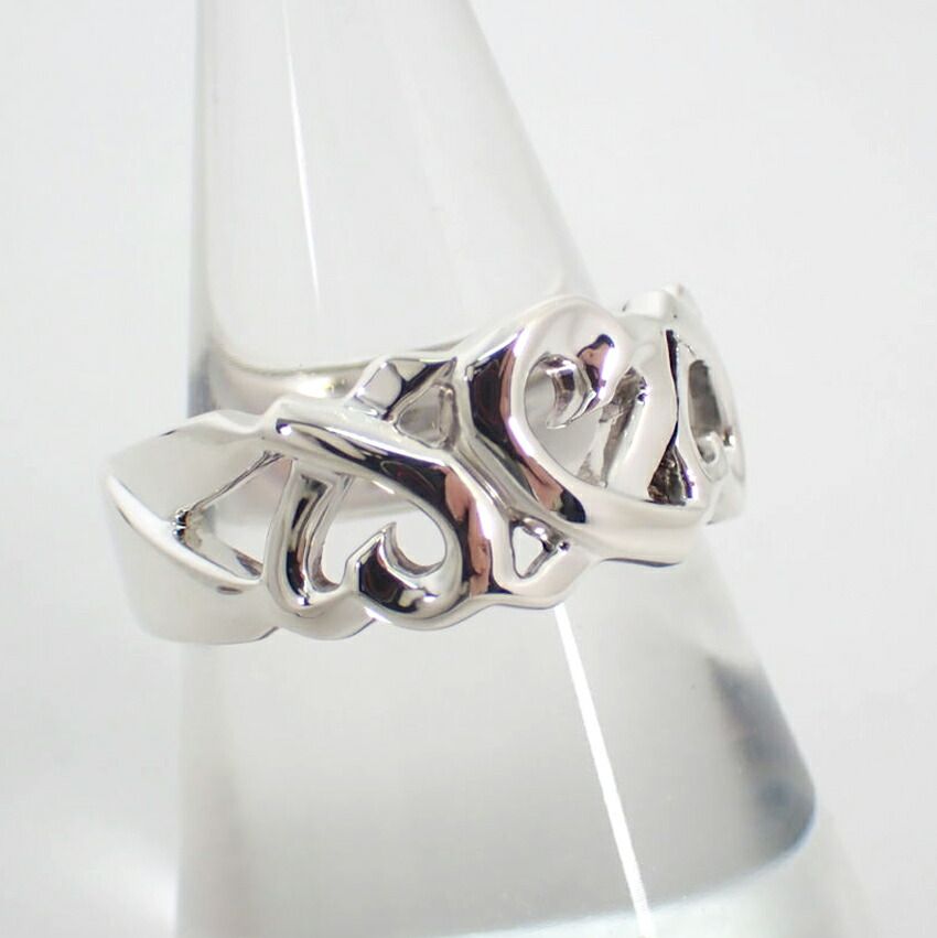 ティファニー 925 トリプルラヴィングハート リング 12.5号 j78-89