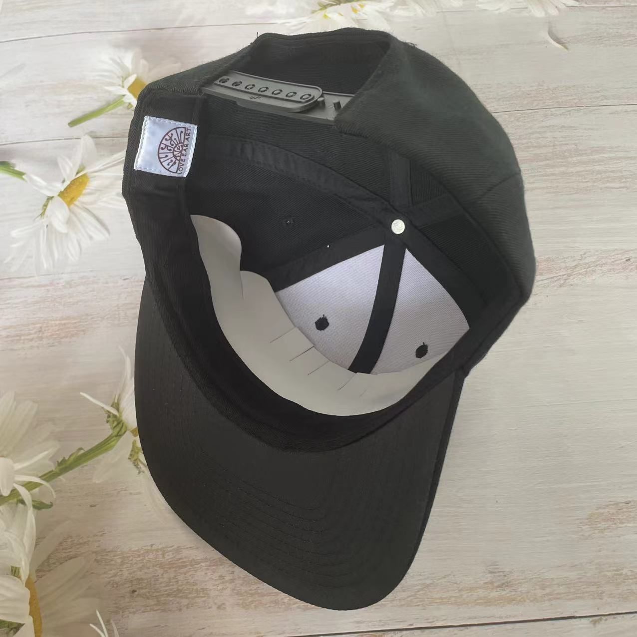 LOVE EAR ART】HRCSイベント限定 キャップ ブラック ピンク刺繍 - メルカリ