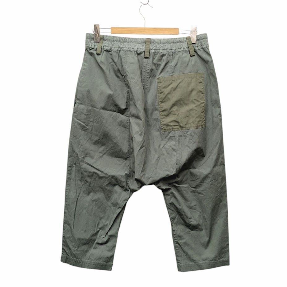 RICK OWENS CROPPED リックオウエンス クロップド サルエルパンる イージーパンツ グリーン系 サイズ52