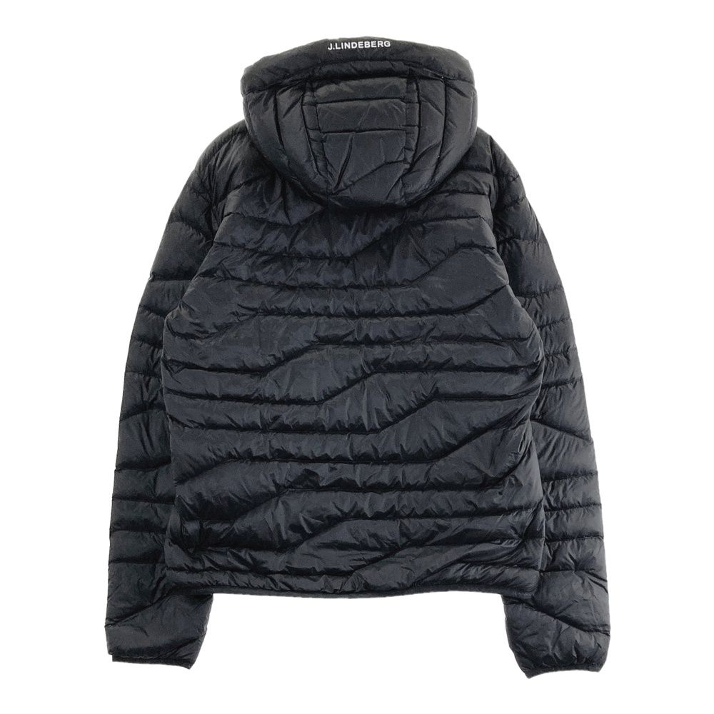 サイズ M J ジェイリンドバーグ 071 55014 ダウン ジップジャケット パーカー ブラック系 ゴルフウェア メンズ ストスト