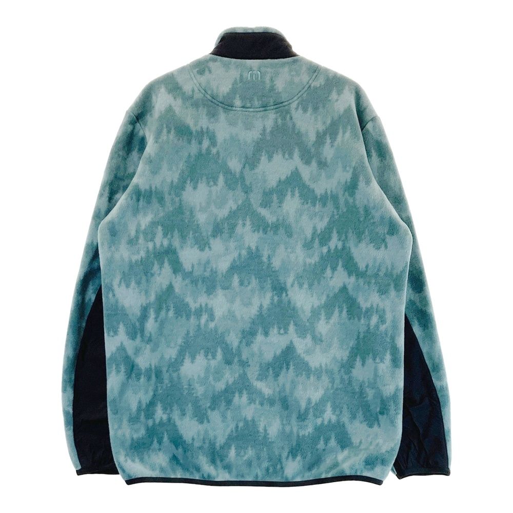 サイズ L TRAVIS MATHEW トラビスマシュー フリース ジップジャケット 総柄 ブルー系 240101422484 ゴルフウェア メンズ ストスト