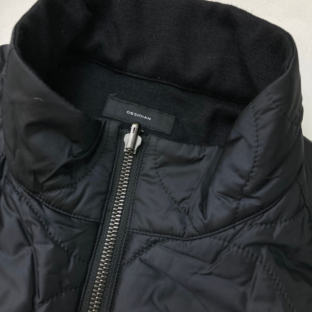 サイズ L OBSIDIAN オブシディアン リバーシブル ダウンベスト ブラック系 240101446121 ゴルフウェア メンズ ストスト LLC-HASEGAWATOSO_COM
