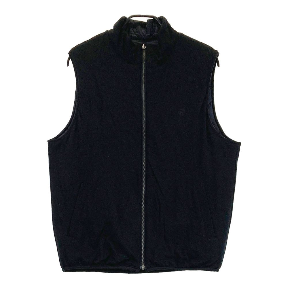 【美品】 ラッセルノ キルティング ダウン ベスト ゴルフ ブラック L サイズ：L OBSIDIAN オブシディアン リバーシブル ダウンベスト