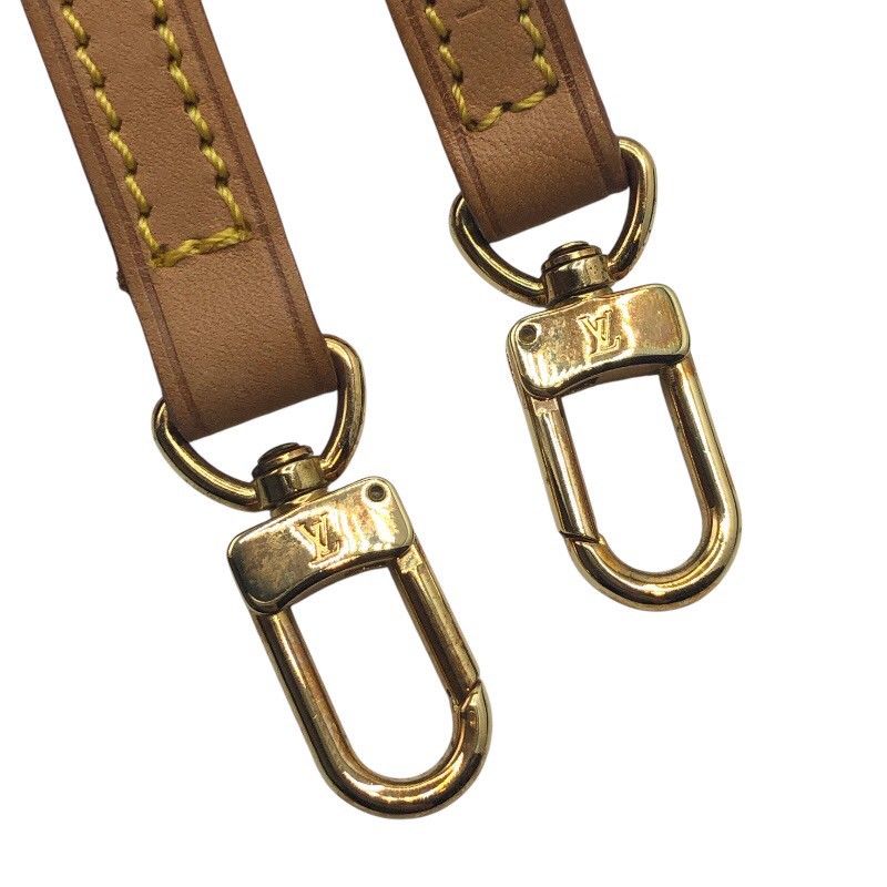 ルイ ヴィトン LOUIS VUITTON ストラップ ベージュ レザー レディース ストラップ