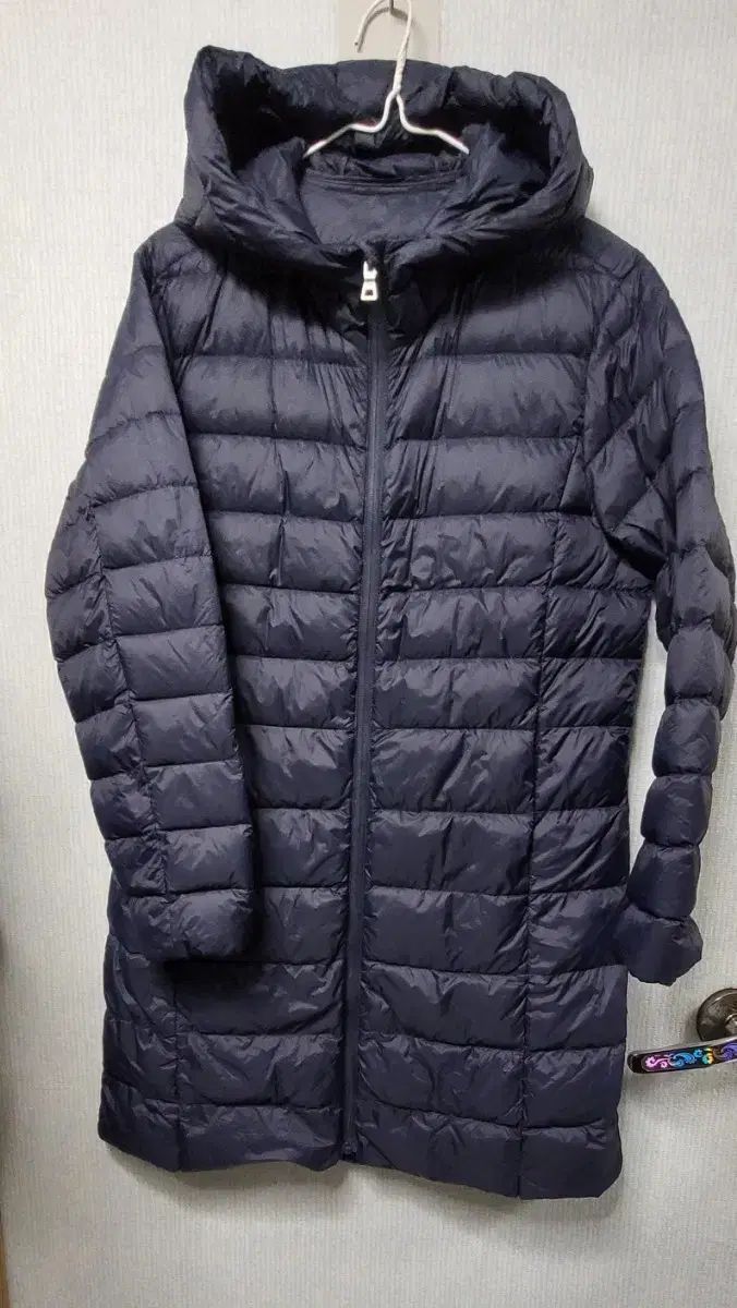 フード ロング グース ダウン ネイビー 12 13歳用