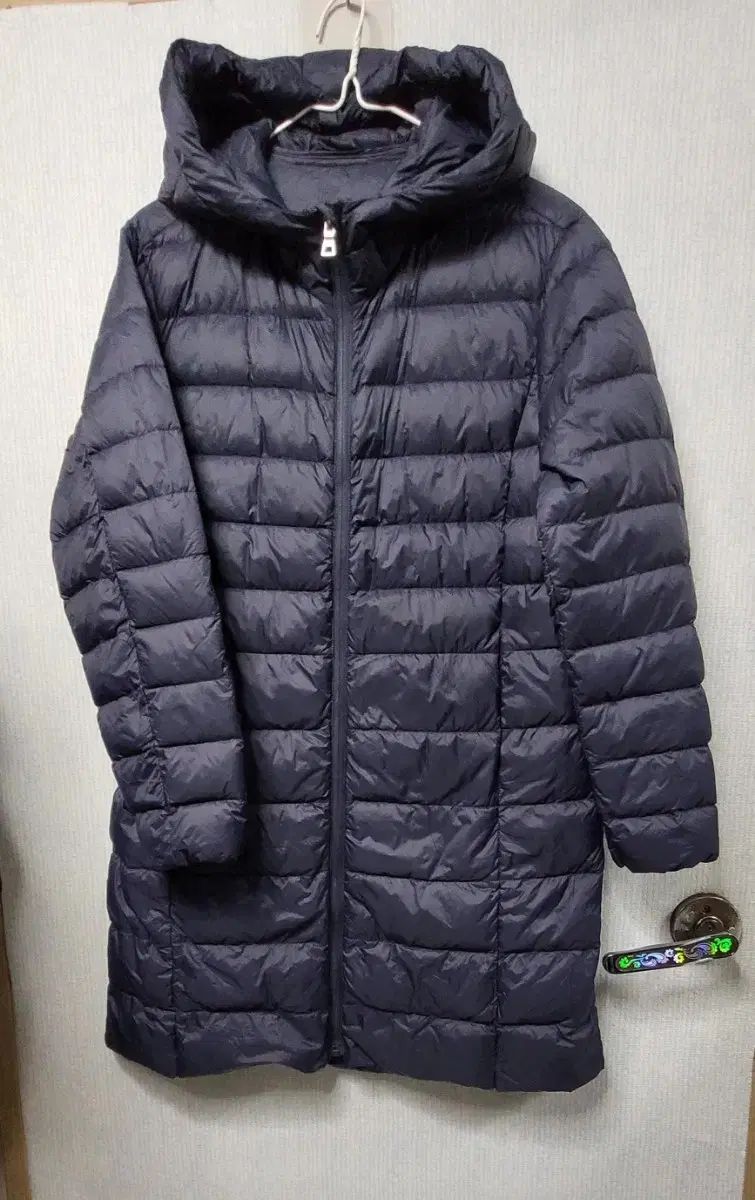 フード ロング グース ダウン ネイビー 12 13歳用