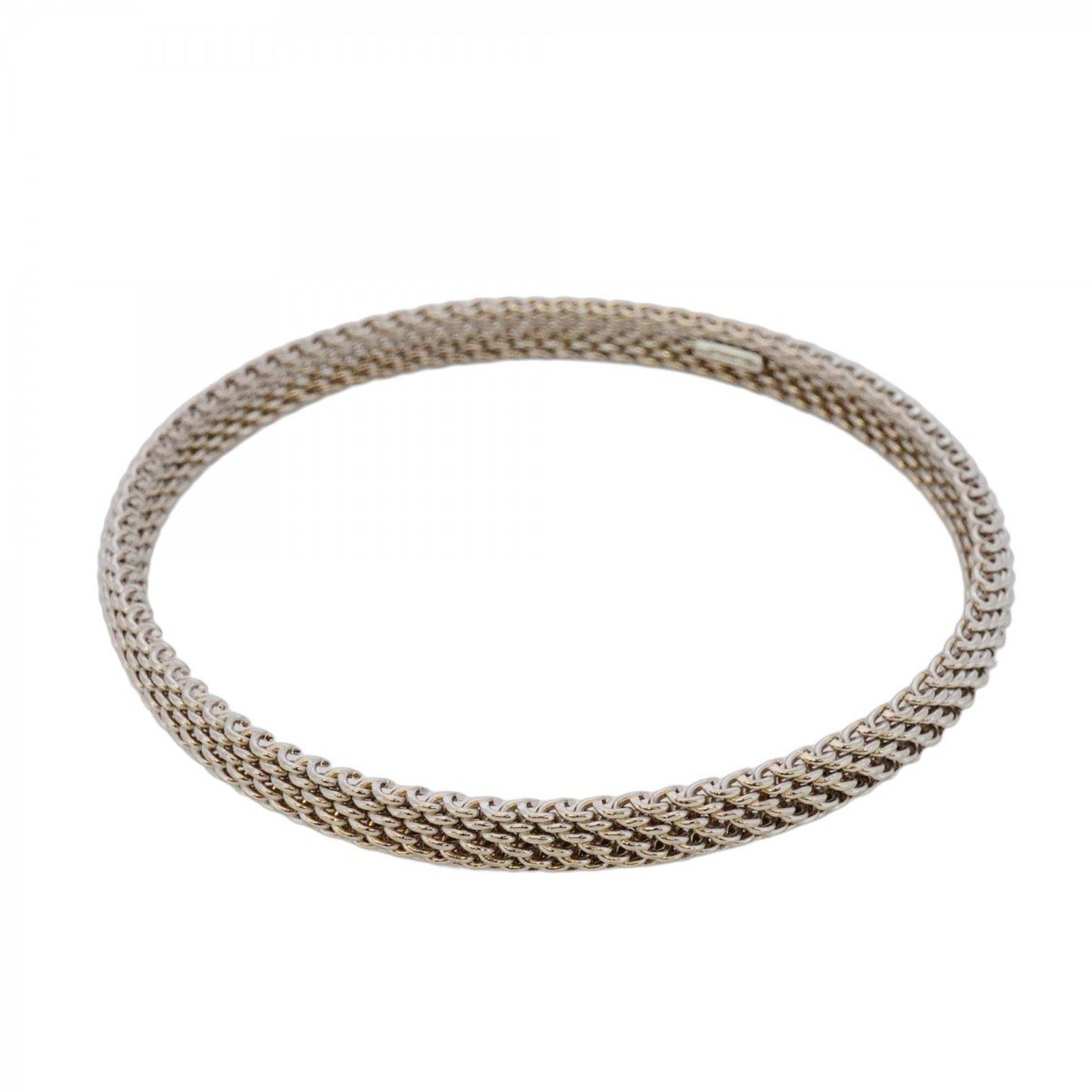 ティファニー Tiffany ティファニー バングル サマセット 18KWG ホワイトゴールドレディース