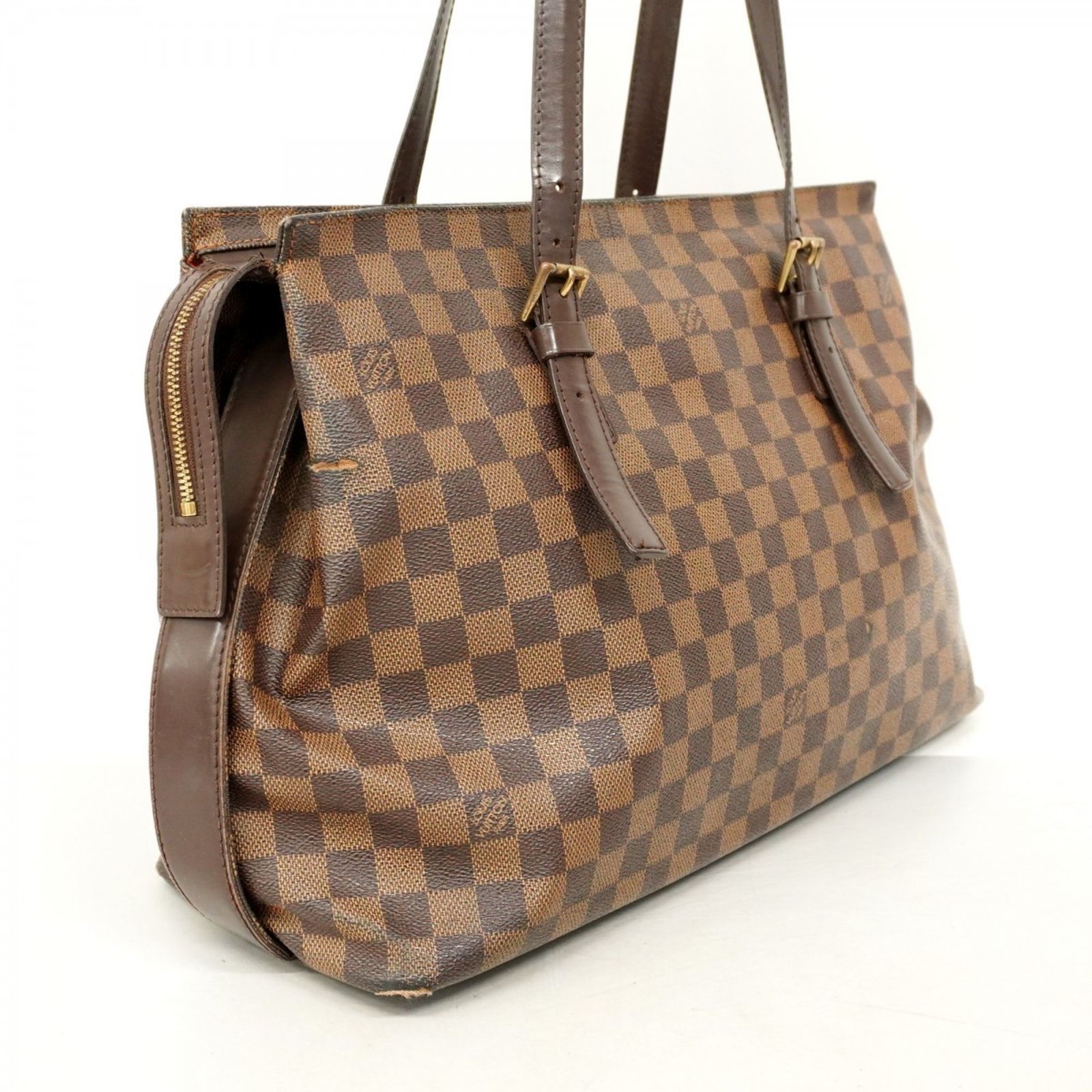 ✨鍵付き✨ルイ ヴィトン チェルシー ダミエ エベヌ トートバッグ 5me5676ルイヴィトン ショルダーバッグ ダミエ チェルシー N51119