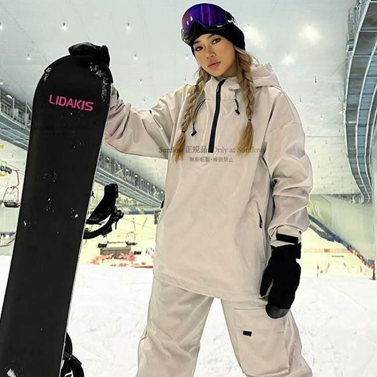 冬用 レディース スノボ パンツ スノーボードウェア ウェア カップル 上下セット ジャケット スキースーツ 中綿 厚手 撥水加工 防風 ボードウェア