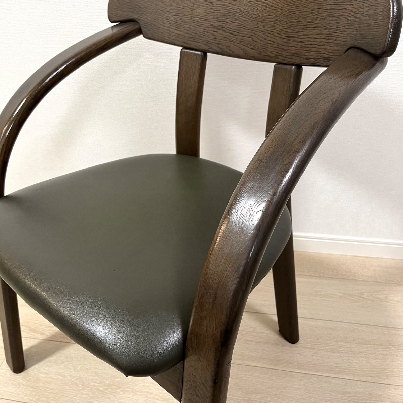 た82 国産家具 浜本工芸 曲木ダイニングチェア アームチェア レトロモダン 無垢材 純喫茶 カフェチェア MARWIL-DEMENAGEMENTS_CH