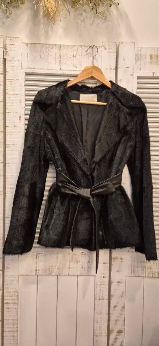 ヴァレンティノ 55 カーフレザー ブラック ジャケット