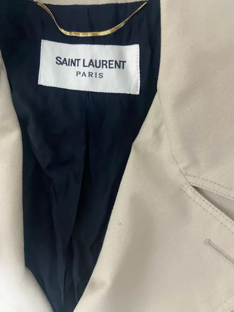 サンローラン エディシーズン トレンチ コート