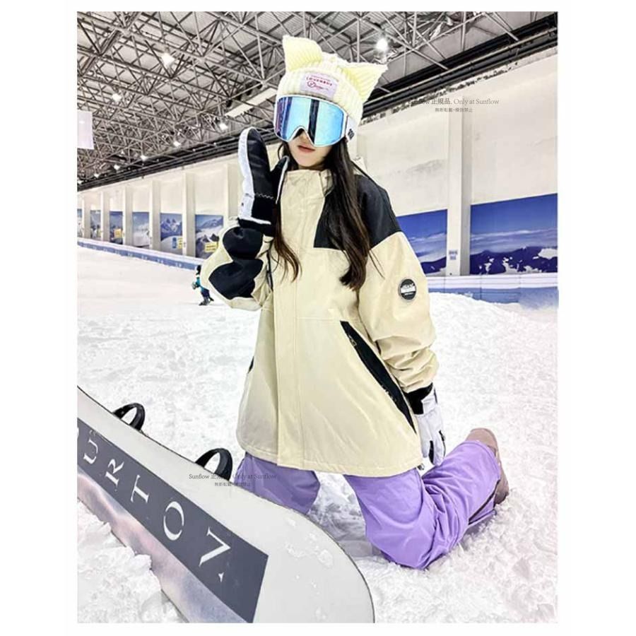 ジャケット ズボン スキーウェア 上下セット かわいい レディース