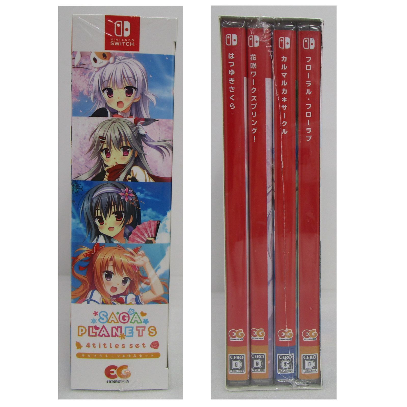 Nintendo Switch サガプラ作品4本セット ゲームソフト まとめ売り