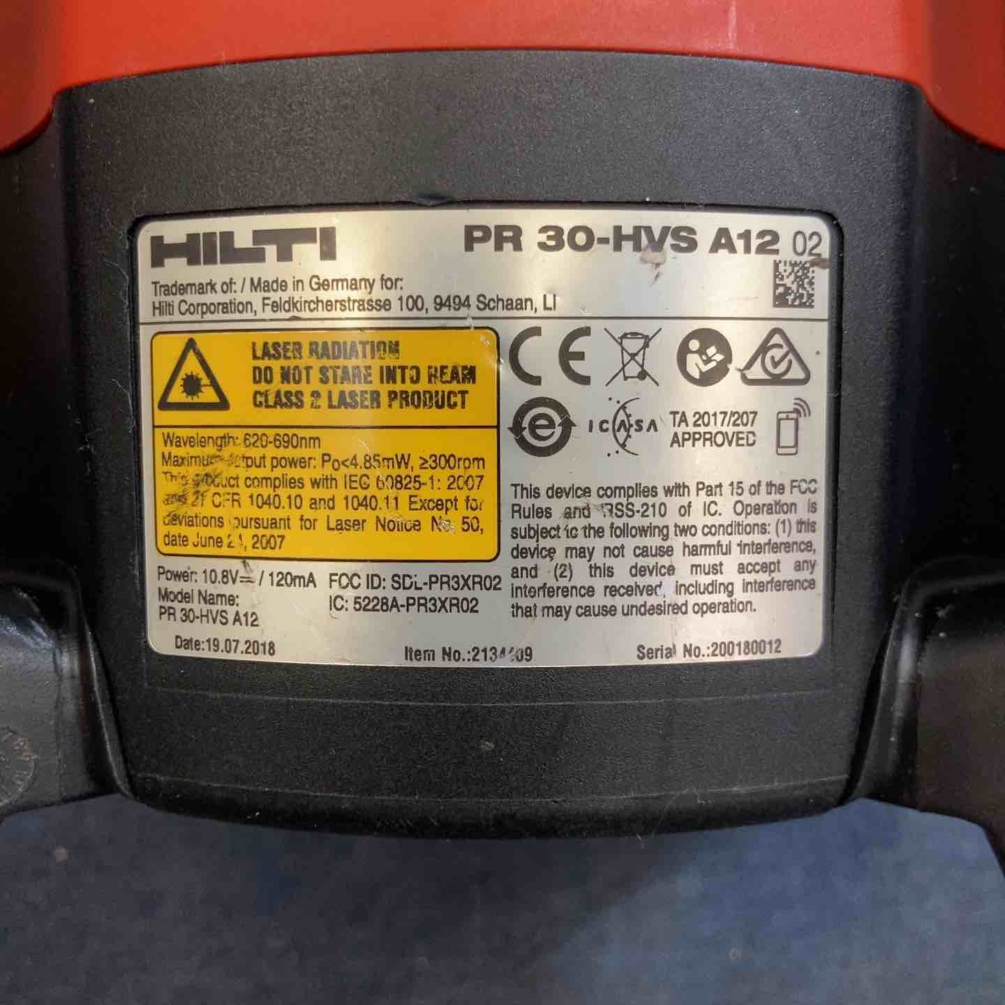 Hilti 回転レーザー