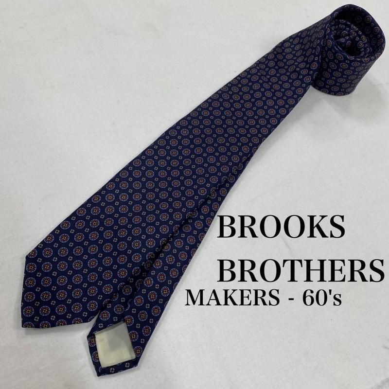 BROOKS BROTHERS ブルックス ブラザーズ ネクタイ MAKERS 黒タグ 60's
