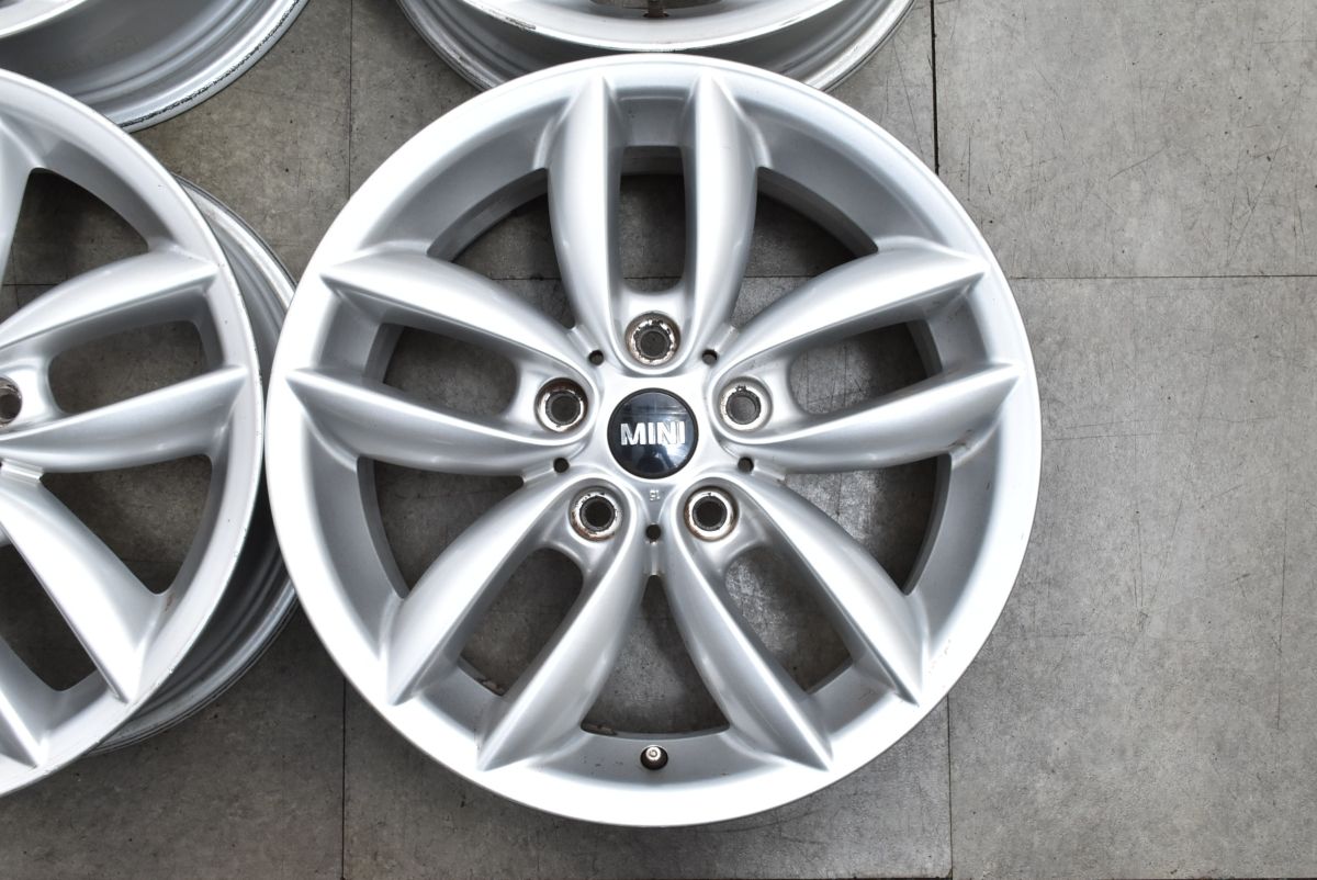  MINI R 60 クロスオーバー 17 in 7 J 50 PCD 120 4本セット 品番 9803723 スターダブルスポークR 124 ノーマル戻し 交換用に 17インチ ホイール
