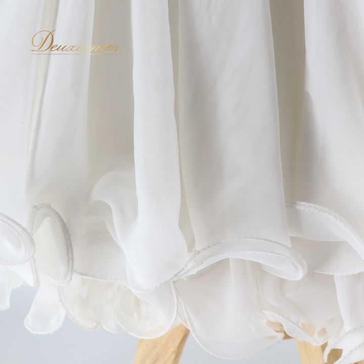 社交ダンス 衣装 ドレス ワンピース 白 リボン 感 ROBINHOOD ロビンフッド 上品 デモ 競技 ダンス パーティ 発表会 ホワイト系 女性用 美しい スタイル おしゃれ