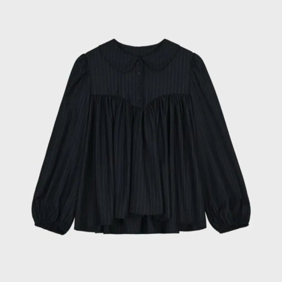 Cosmoss コスモス ピーターパン ラウンディングKARA ウールシャーリング ブラウス