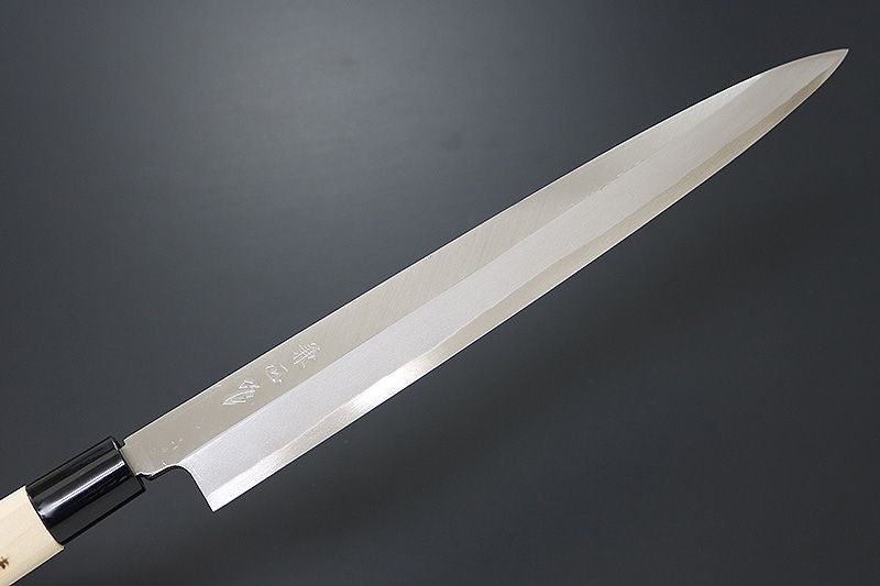 包丁 KC-534 兼正作 柳刃 270mm 片刃 朴柄PC桂 北正