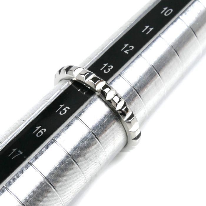 Boucheron ブシュロン Pt950プラチナ クルドパリ ミディアム リング 指輪 JAL00109 13.5号 54 4.8g レディース FORTGASGNV_COM_BR
