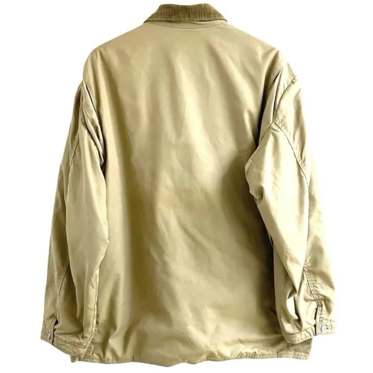 80s Levi s リーバイス Alaska アラスカ 裏地付き 襟コーデュロイ ワッペン ハンティングジャケット カバーオール L