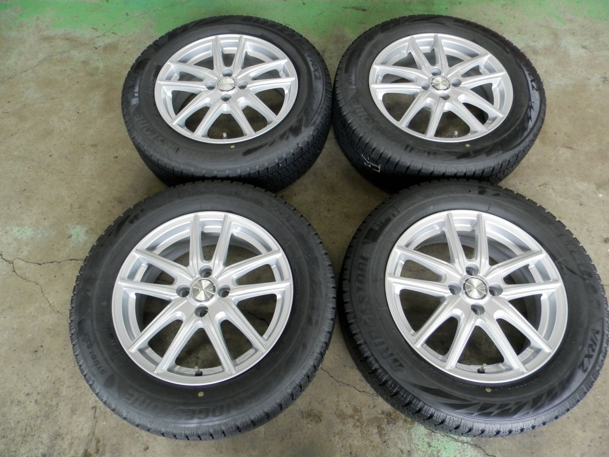A 201 ライズ ガソリン車 ECO FORME 16インチ 社外アルミホイール付スタッドレスタイヤ 4本SET 2019年製 6 0 J 40 4 H 100