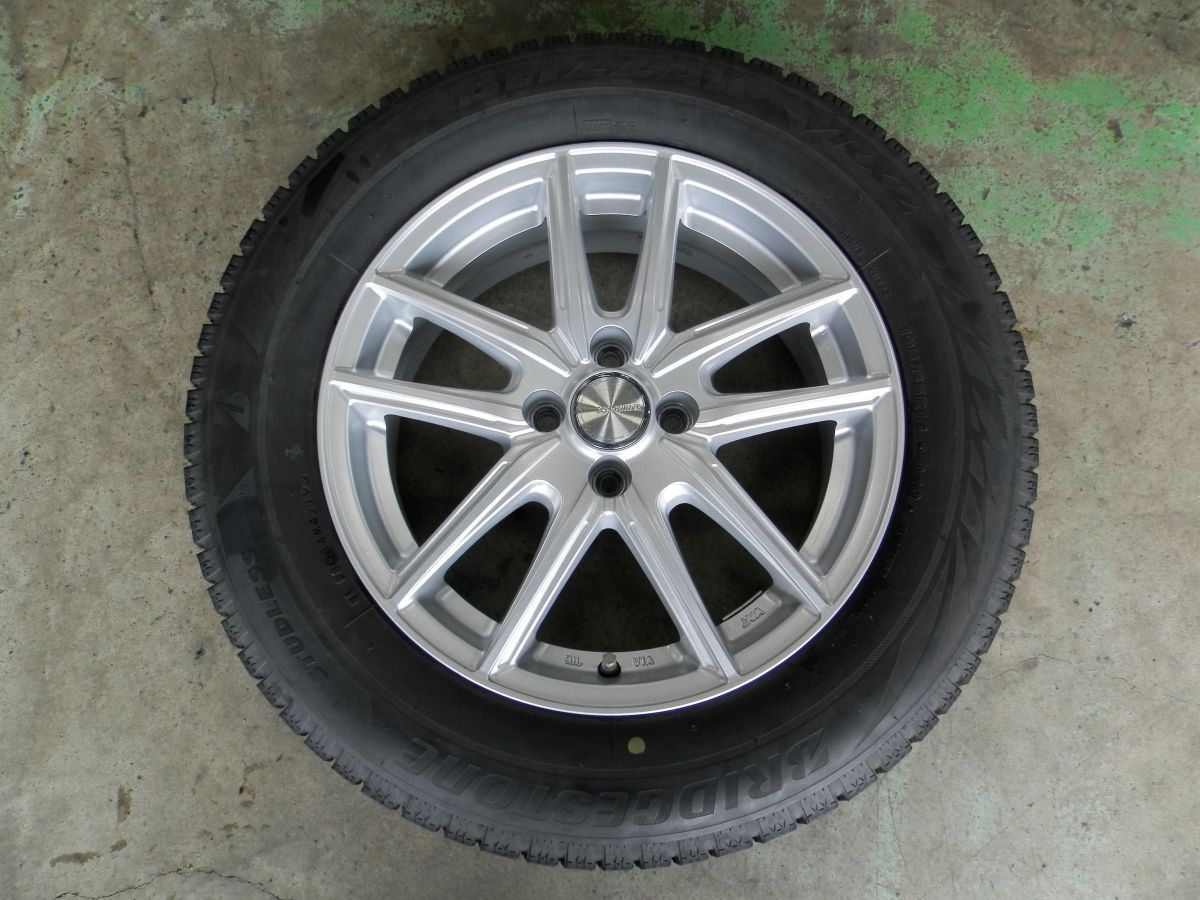 A 201 ライズ ガソリン車 ECO FORME 16インチ 社外アルミホイール付スタッドレスタイヤ 4本SET 2019年製 6 0 J 40 4 H 100