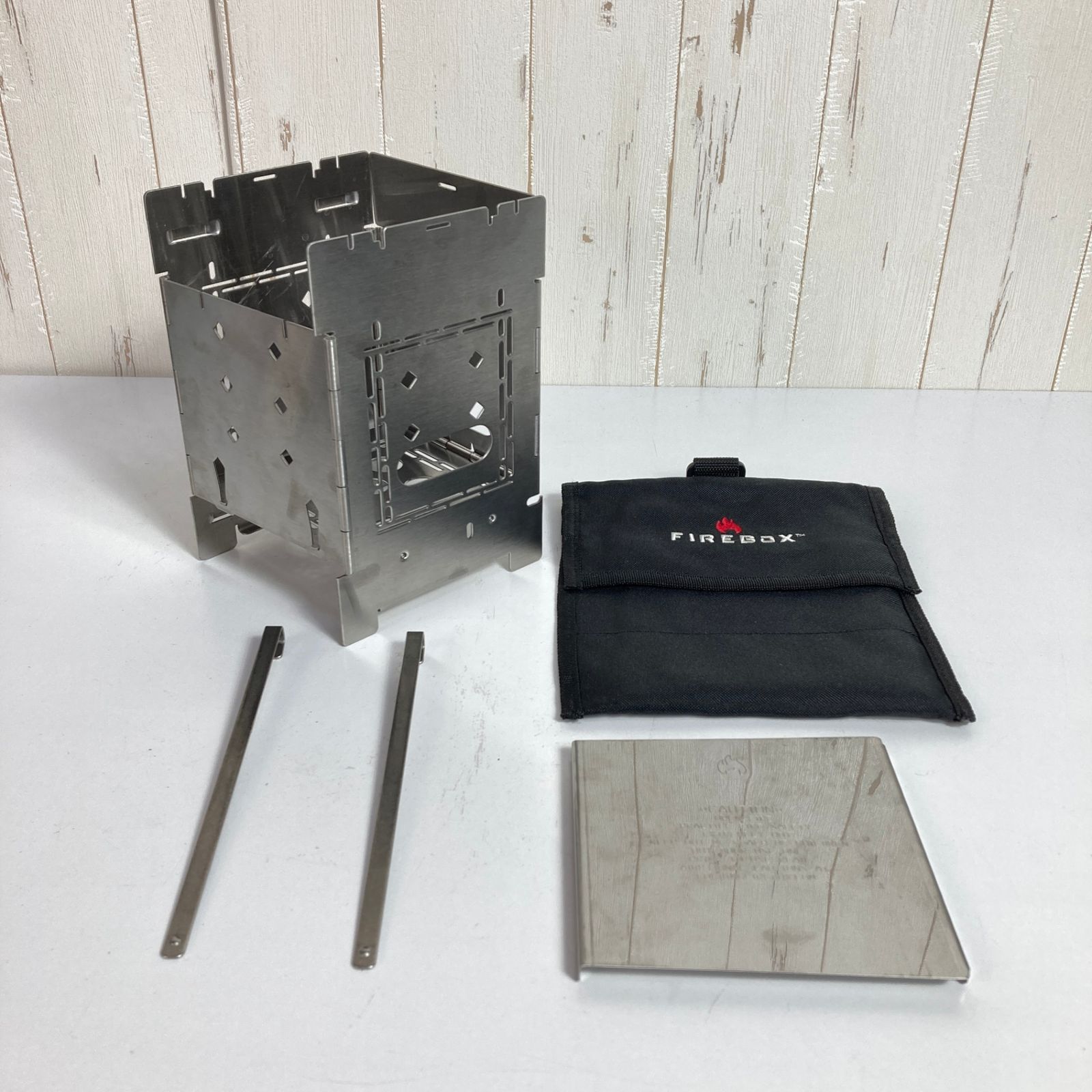 OneSize シルバー系 Firebox ファイヤーボックス ファイヤーボックス ストーブ ジェン ツー Firebox Stove Gen 2 ステンレス キャンピングギア 焚き火台 z00054112 焚き火台 キャンピン